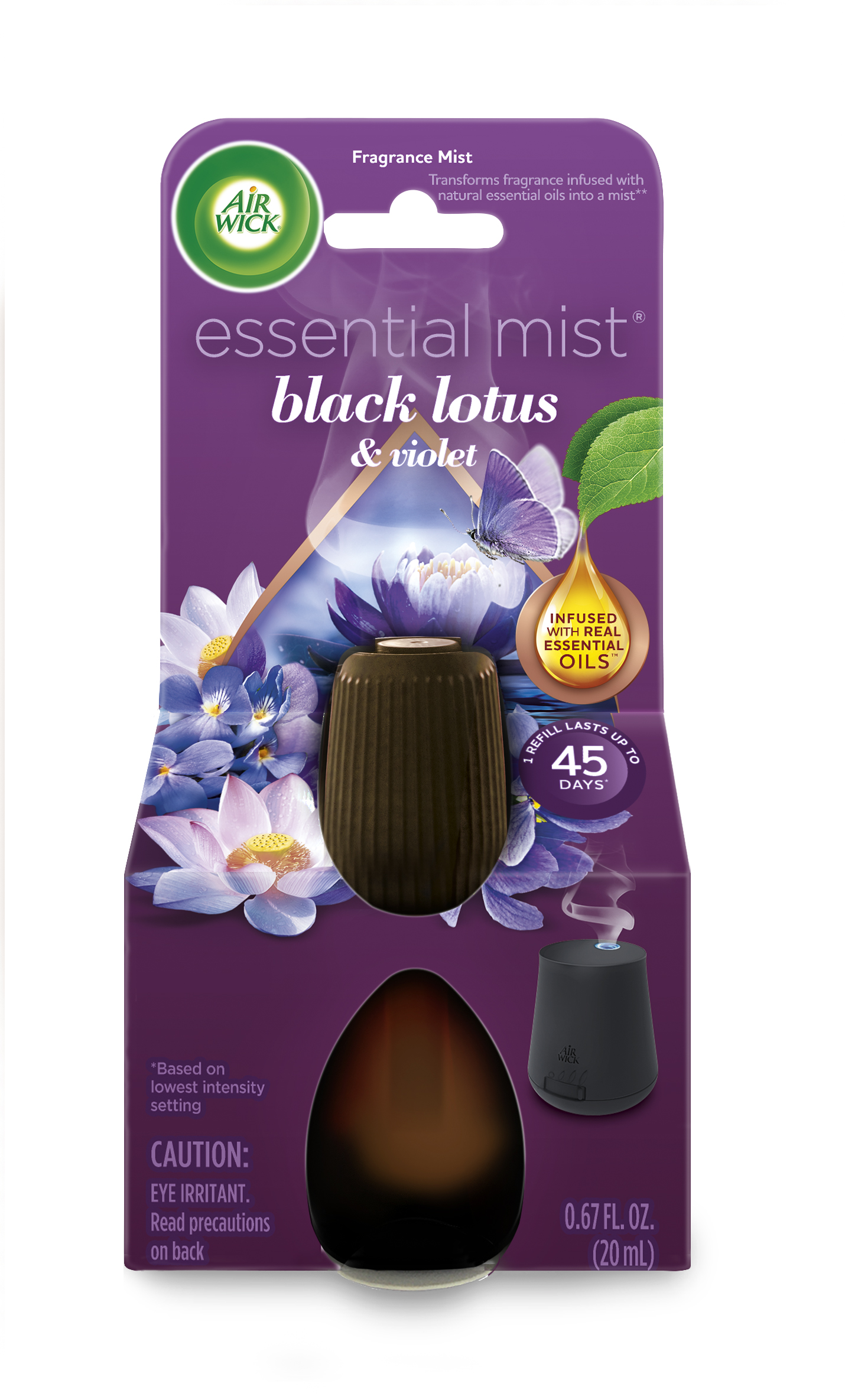 AIR WICK Essential Mist  Black Lotus  Violet
